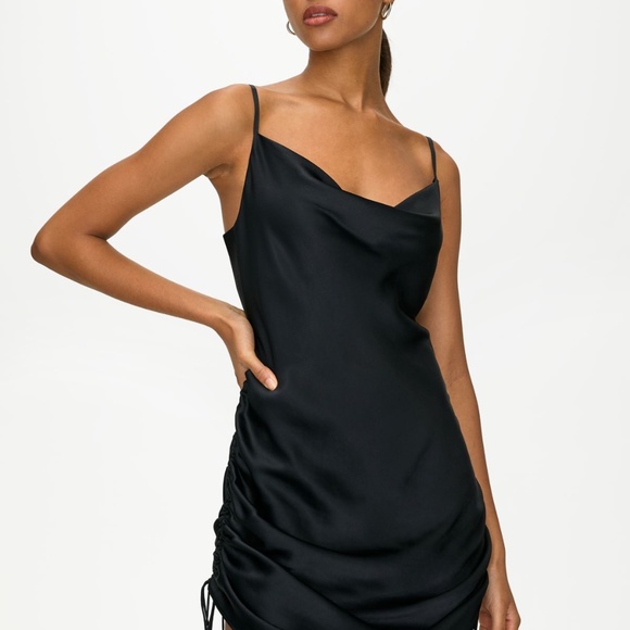 Wilfred Ruched Slip Dress - Picture 1 of 2